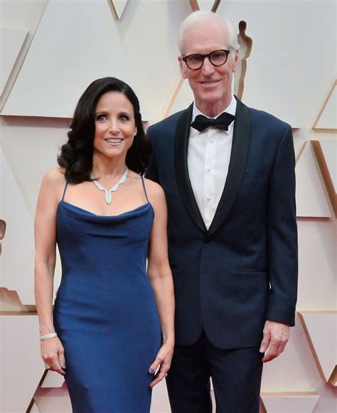 Julia Louis Dreyfus and husband Brad Hall's love .